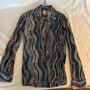 Vintage ManTalk button down shirt. Size medium
